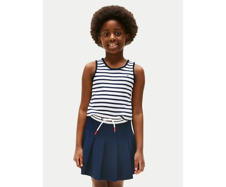 obrazek 1 Tommy Hilfiger Top Essential KG0KG08588 S Granatowy Regular Fit