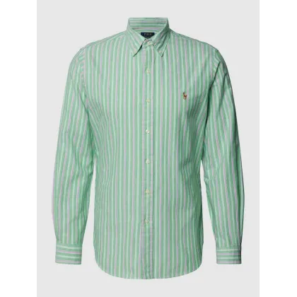 Zdjęcie Koszula casualowa o kroju slim fit z wzorem w paski