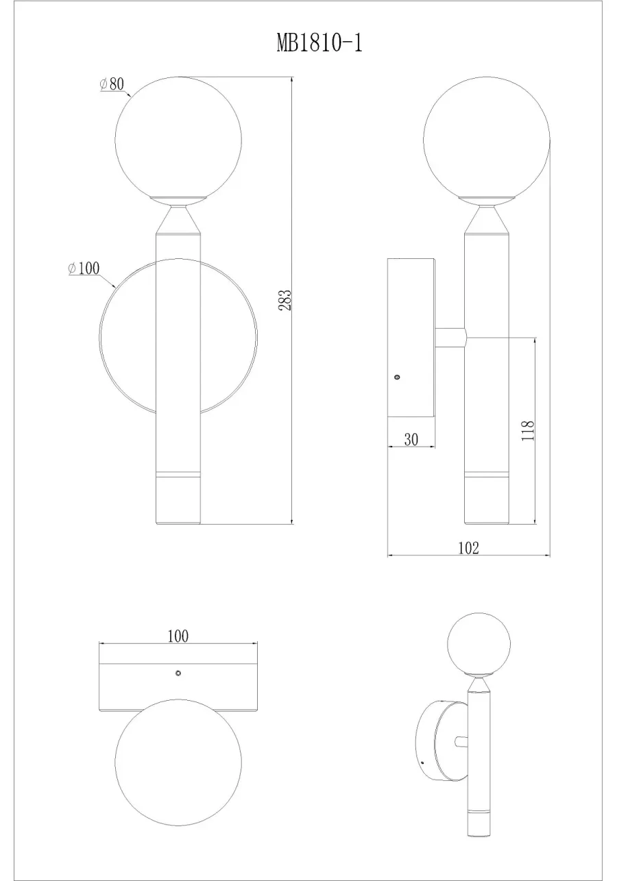 obrazek 4 Fantastyczna lampa ścienna, kinkiet z kolekcji Seventy