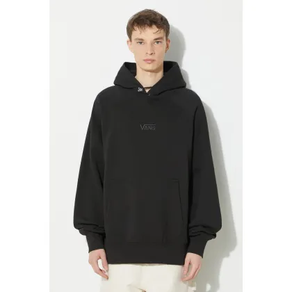 Zdjęcie Vans bluza bawełniana Premium Standards Hoodie Fleece LX męska kolor czarny z kapturem gładka VN000GZ1BLK1