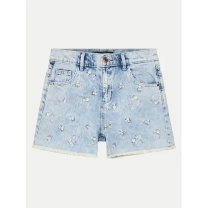 Zdjęcie Guess Szorty jeansowe J4GD38 D45E0 Niebieski Regular Fit