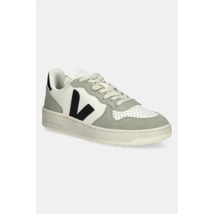 Zdjęcie Veja sneakersy VI0220500A V-10 LEATHER damskie kolor zielony VI0220500A