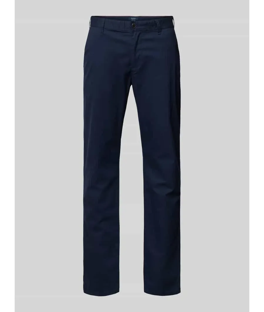 obrazek 1 Chinosy o kroju slim fit z fakturowanym wzorem