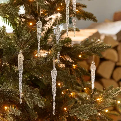 Zdjęcie Szklany sopel, zestaw 12 szt. Salvique