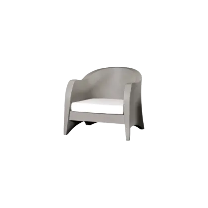 Picture Avant-garde gray armchair - Gansk