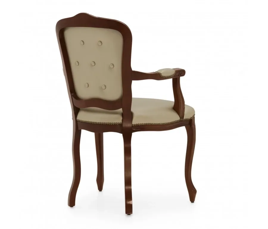 obrazek 2 Elegancki pikowany fotel w stylu ludwikowskim - Sevensedie