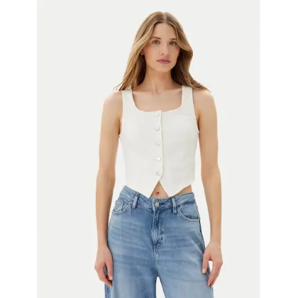 Zdjęcie Vero Moda Kamizelka Wild Alinia 10323777 Biały Slim Fit