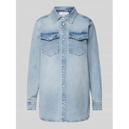 Zdjęcie Koszula jeansowa z kieszeniami na piersiach model ‘Dagmar’