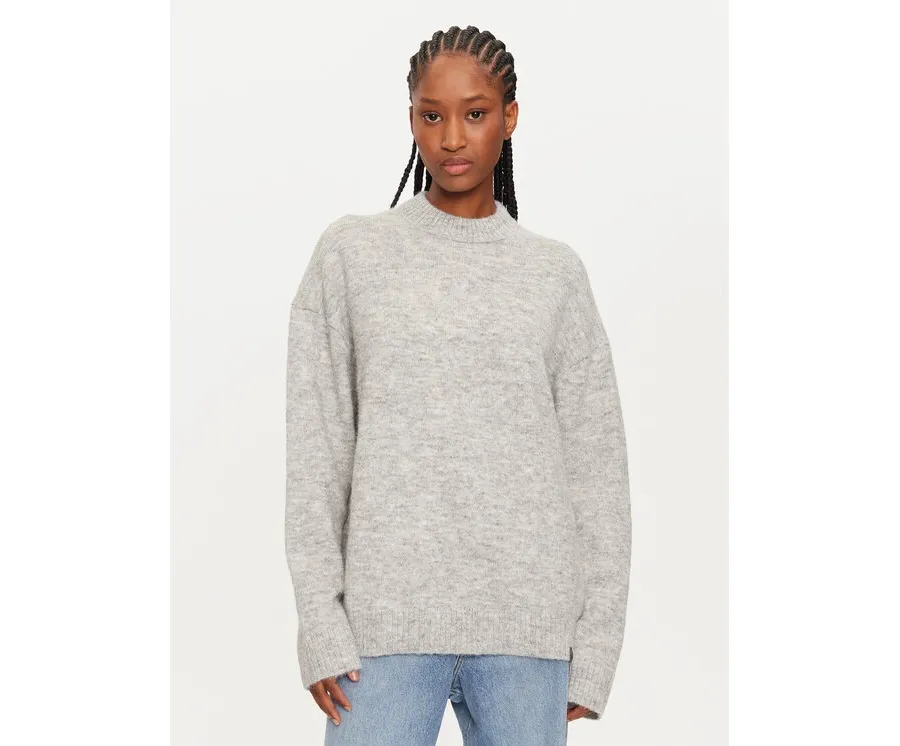 obrazek 1 Calvin Klein Sweter J20J224636 Szary Regular Fit