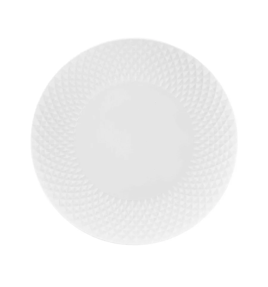obrazek 1 Porcelanowy talerz-półmisek z wyjątkowej kolekcji Maya z unikatowym geometrycznym ornamentem - Vista Alegre