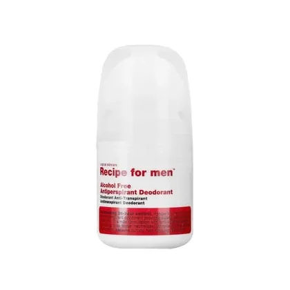 Zdjęcie Recipe for Men Alcohol Free Antiperspirant Deodorant Dezodorant w kulce 60 ml