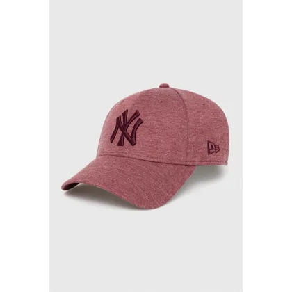 Zdjęcie New Era czapka z daszkiem kolor bordowy melanżowa NEW YORK YANKEES 60348848.MRNWHI-MRNWHI