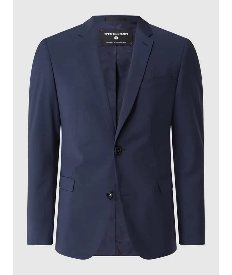 obrazek 1 Marynarka z kieszeniami z patką zapinana na 2 guziki