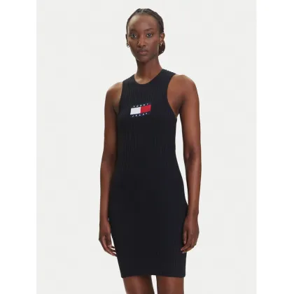 Zdjęcie Tommy Jeans Sukienka dzianinowa DW0DW20877 Czarny Slim Fit