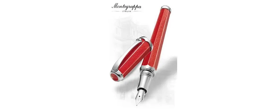 obrazek 1 Eleganckie Pióro Wieczne Piccola Red Montegrappa
