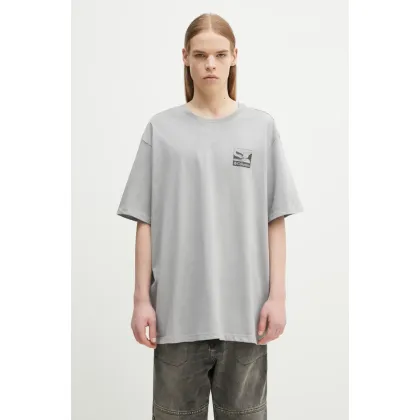 Zdjęcie Columbia t-shirt bawełniany kolor szary wzorzysty