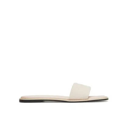 Zdjęcie Calvin Klein Klapki Flat Slide - He HW0HW02378 Écru