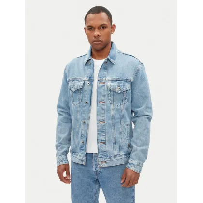Zdjęcie Pepe Jeans Kurtka jeansowa Pinners PM402715 Niebieski Regular Fit