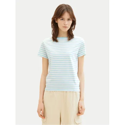 Zdjęcie Tom Tailor Denim T-Shirt 1035867 Zielony Boxy Fit