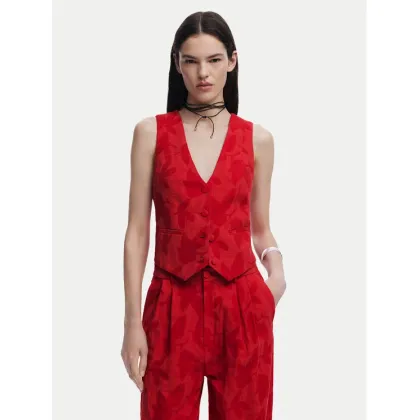 Zdjęcie Desigual Kamizelka Portland 25SWEW24 Czerwony Regular Fit