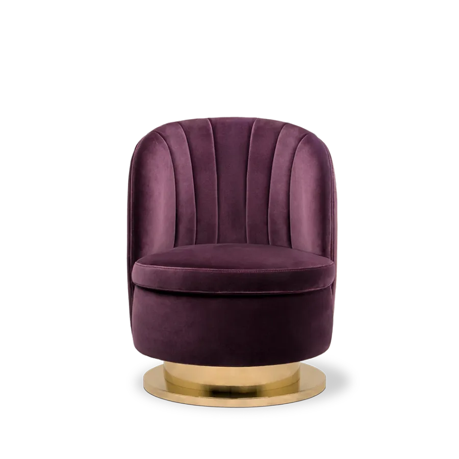 obrazek 2 Fioletowy fotel gabinetowy