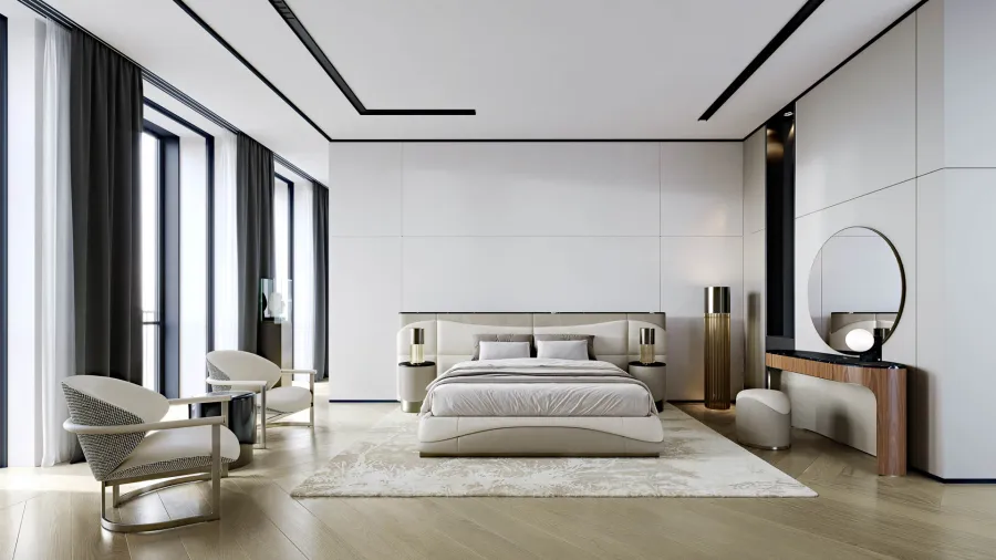 obrazek 8 Elegancki włoski stolik serwisowy - styl modernistyczny do salonu