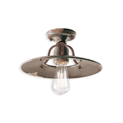 Zdjęcie Włoska lampa sufitowa-plafoniera w stylu retro