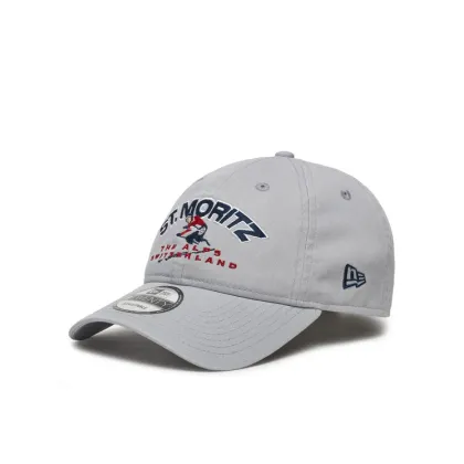 Zdjęcie New Era Czapka z daszkiem Washed St. Moritz Ski 9TWENTY 60580868 Szary