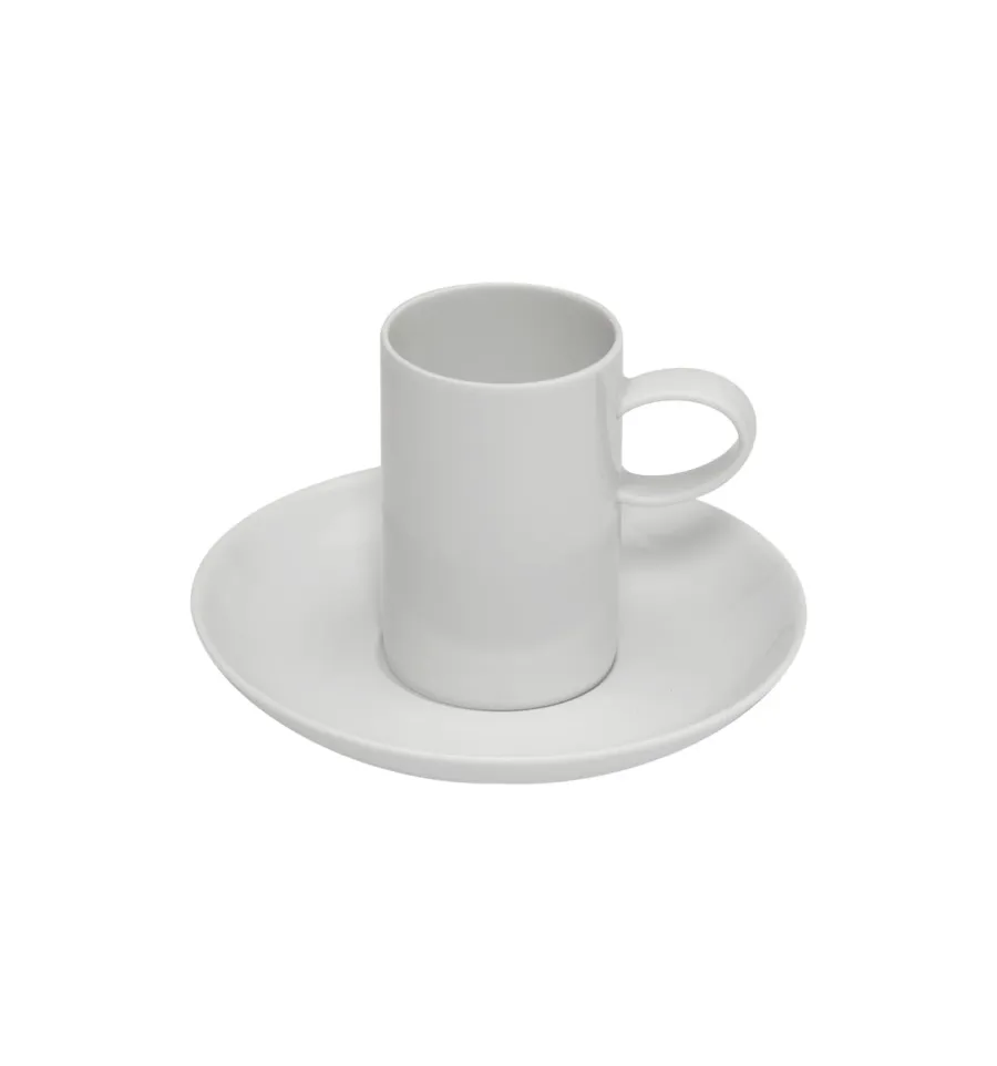 picture 2 Porcelain coffee cup and saucer from the Domo White collection - Vista Alegre