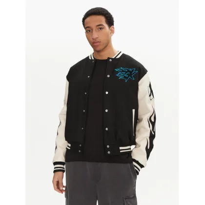 Zdjęcie Karl Kani Kurtka bomber Amor Flames 60750019 Czarny Regular Fit