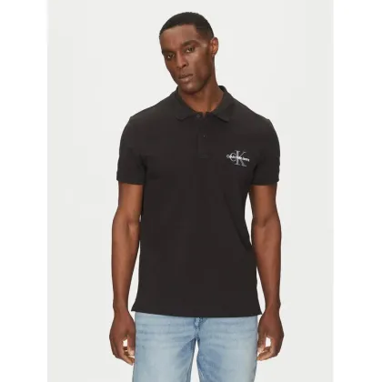 Zdjęcie Calvin Klein Jeans Polo Monologo J30J325664 Czarny Regular Fit