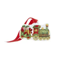 Zdjęcie Porcelanowa ozdoba – zawieszka z motywem pociągu - Vista Alegre