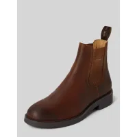 Zdjęcie Buty chelsea ze skóry z detalem z logo model ‘Prepdale’