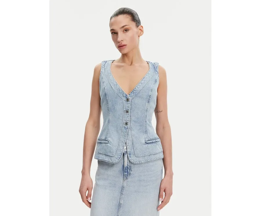 obrazek 1 Guess Kamizelka W5GN89 D5B96 Niebieski Regular Fit
