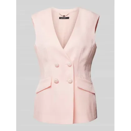 Zdjęcie Kamizelka z mieszanki wiskozy z kieszeniami z patką