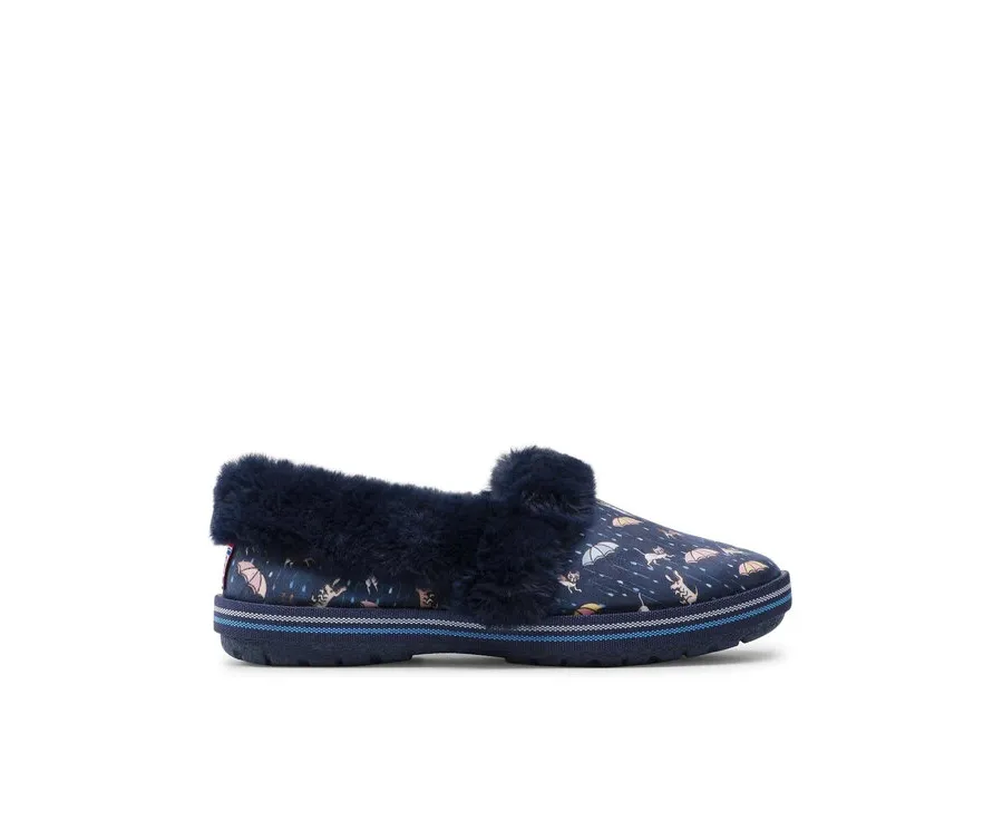obrazek 1 Skechers Kapcie BOBS Movie Night 113486/NVMT Granatowy