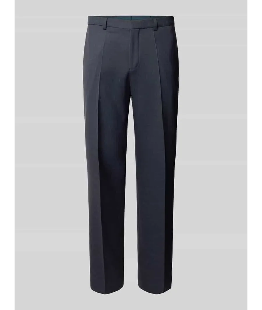 obrazek 1 Spodnie do garnituru o kroju regular fit w kant model ‘Leon’