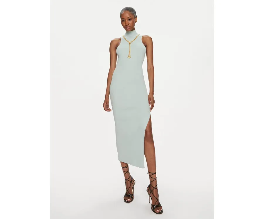 obrazek 1 Elisabetta Franchi Sukienka codzienna AM-69S-41E2-V400 Zielony Slim Fit