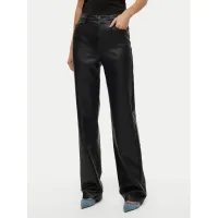 Zdjęcie Vero Moda Spodnie z imitacji skóry Tessa 10310878 Czarny Wide Leg