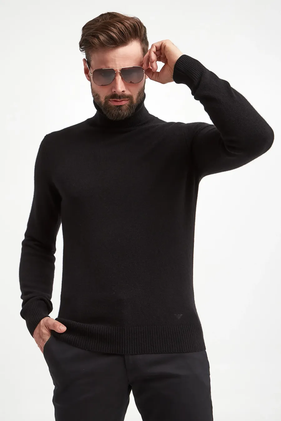 obrazek 1 Golf męski kaszmirowy EMPORIO ARMANI Emporio Armani