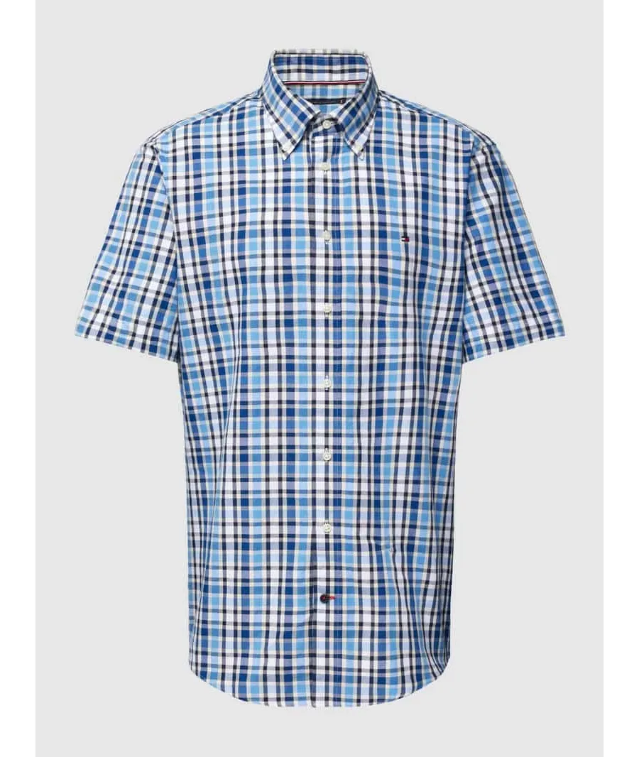 obrazek 1 Koszula biznesowa o kroju regular fit z kołnierzykiem typu button down
