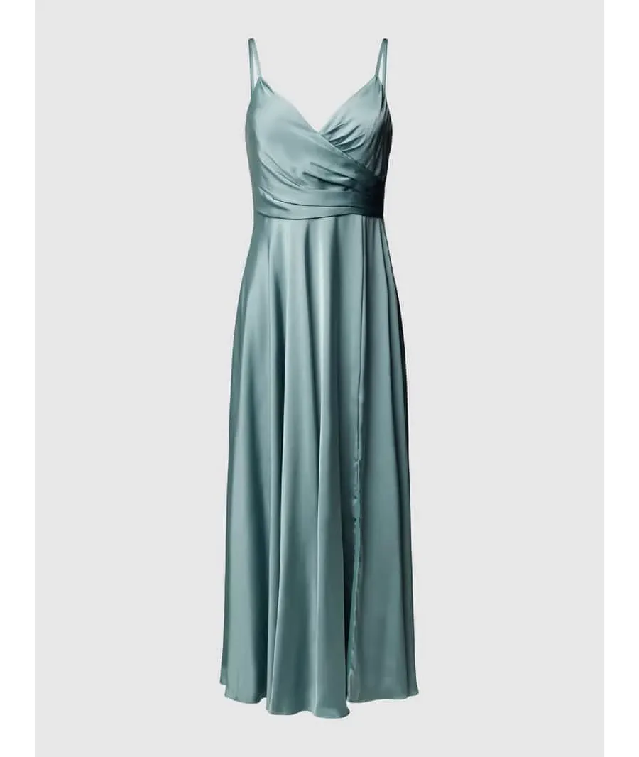 obrazek 1 Sukienka wieczorowa PLUS SIZE w stylu kopertowym