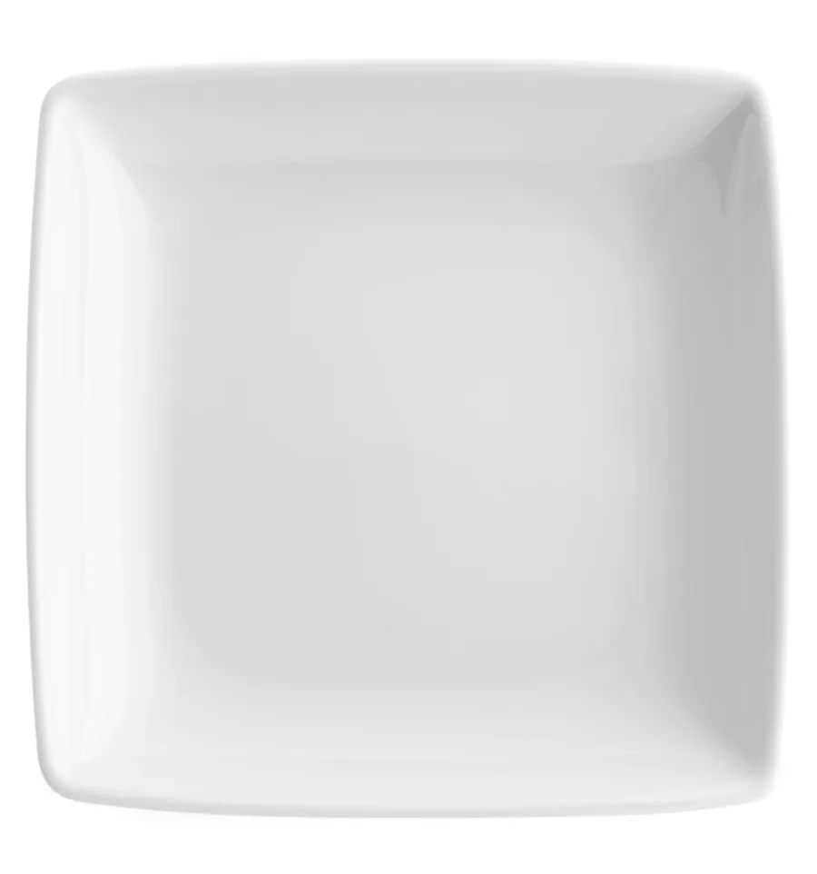 obrazek 1 Biały kwadratowy porcelanowy talerz Carré White inspirowany stylem azjatyckim - Vista Alegre