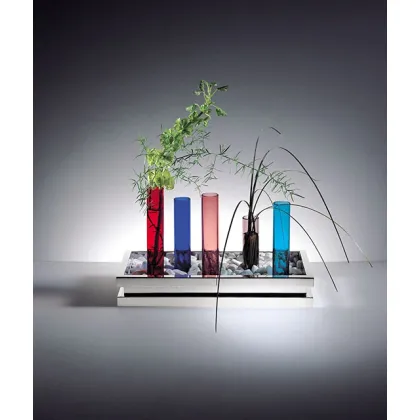Picture Original Italian silver-plated vase – Pampaloni