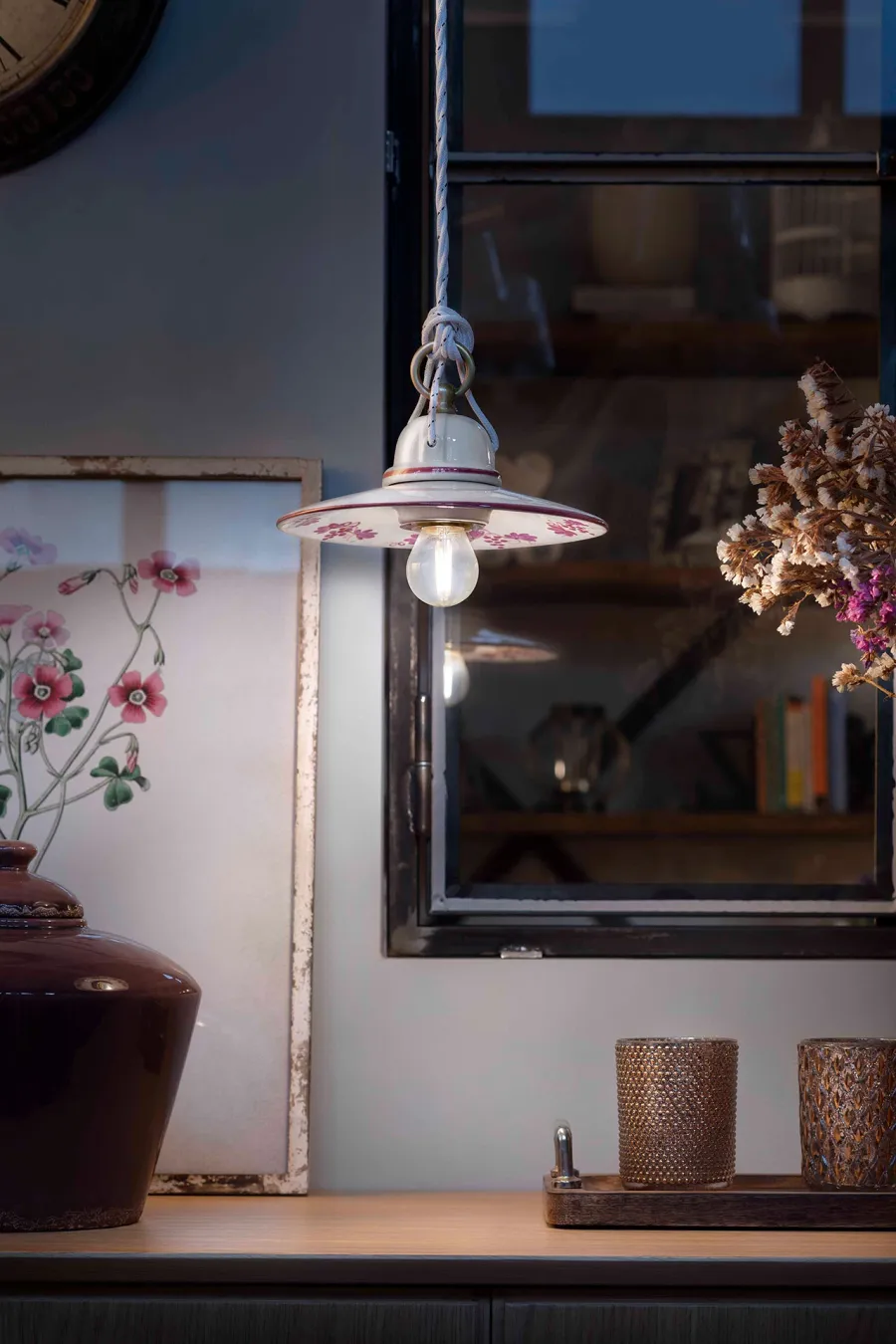 obrazek 2 Klasyczna włoska lampa wisząca do stylowego wnętrza