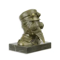 Picture A unique bronze sculpture depicting the plague doctor