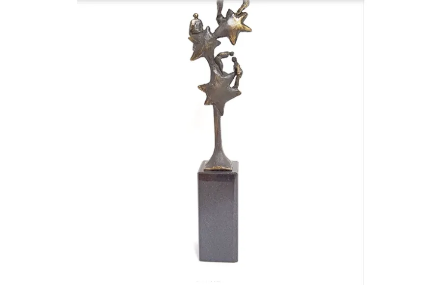 obrazek 2 Elegancka statuetka z brązu 