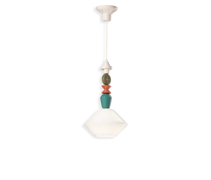 obrazek 1 Włoska lampa wisząca Lariat w stylu awangardowym