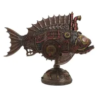 Zdjęcie Wysokiej jakości figurka steampunkowej ryby