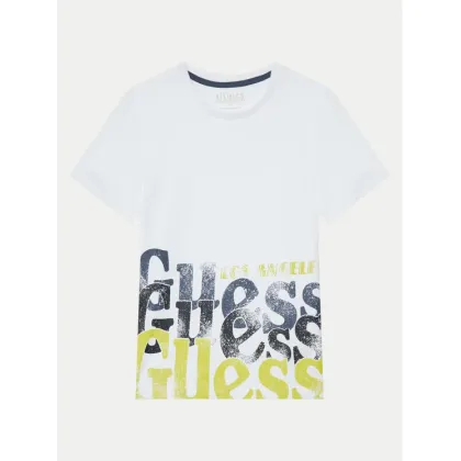 Zdjęcie Guess T-Shirt L5RI12 K8HM4 Biały Regular Fit